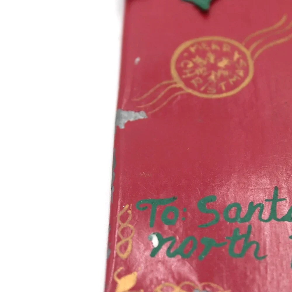 Vintage Metal Letter to Santa North Pole Envelope 4